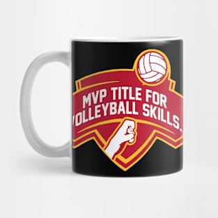 mvp title for volleyball skills Mug